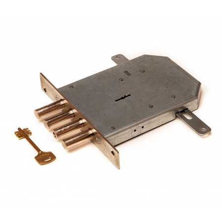 Замки врезные, Замок врез. Базальт 1.05.03 никель, сувальдный, стержни 4шт, диаметр 14мм, тяги, ООО "Компания СтилДом"